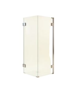 Kinkade Xl 34.25 '' W X 80 '' H Hinged Frameless Shower Door