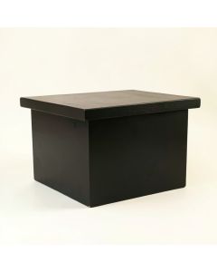 Ash Branch Closed Outdoor Storage Box - Black (synthetic illustration; no displayed measurements)