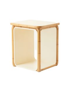 Slate Bluff Side Table - Cream