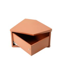 Holly Bluff Under-Desk Drawer Unit - Terracotta (synthetic illustration; no displayed measurements)