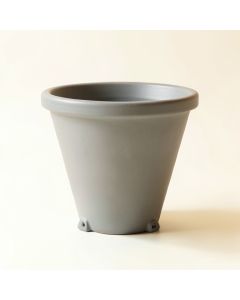 Reed Brook Empty Railing Planter With Integral Brackets - Gray (synthetic illustration; no displayed measurements)