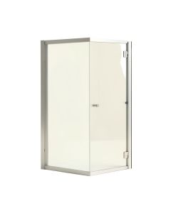 46.5 '' - 48 '' W X 72 '' H Door Opening Semi-Frameless Shower Door