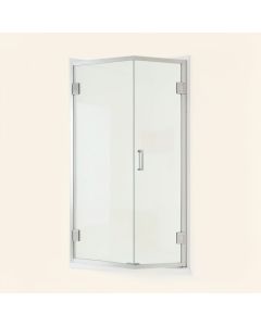 72 '' X 70.375 '' Bypass Semi-Frameless Shower Door (synthetic illustration; no displayed measurements)