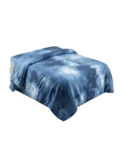 Tie Dye Distressed Background With Pleating Gradient Brushed Marble Effect Image Duvet Cover Set