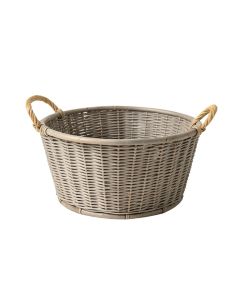 Juniper Bridge Empty Storage Basket - Gray