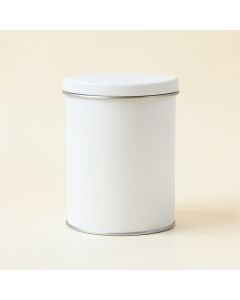 Flint Crest Storage Canister With Lid - White (synthetic illustration; no displayed measurements)
