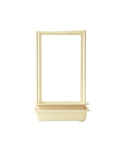 Rowan Arc Empty Vertical Garden Frame - Ivory (synthetic illustration; no displayed measurements)
