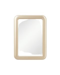 Birch Branch Framed Wall Mirror - Beige