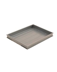 Brook Bend Empty Under-Desk Cable Tray - Gray (synthetic illustration; no displayed measurements)
