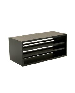 Willow Crossing Shoe Storage Bench - Black (synthetic illustration; no displayed measurements)