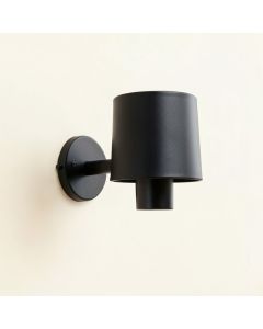 Cove Crossing Wall Sconce Mounted On A Plain Wall - Black (synthetic illustration; no displayed measurements)