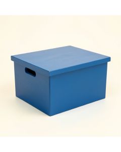 Juniper Bluff Low Toy Storage Unit - Blue (synthetic illustration; no displayed measurements)