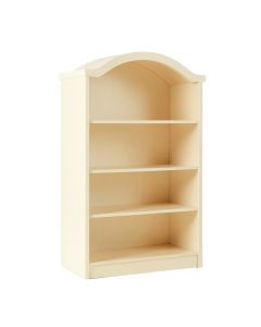 Reed Arc Freestanding Bookcase - Cream (synthetic illustration; no displayed measurements)