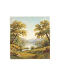 30 '' X 18 '' Ceramic Albert Bierstadt Landscape Painting Decorative Mural Tile 422 : 6 '' X 6 '' ( Set Of 15 ) (synthetic illustration; no displayed measurements)