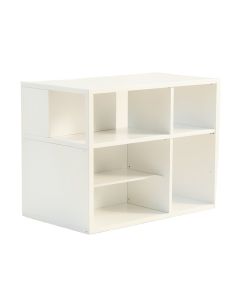 Fern Branch Desktop Shelving Unit - White (synthetic illustration; no displayed measurements)