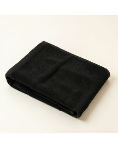 Wren Crest Bath Towel - Black (synthetic illustration; no displayed measurements)