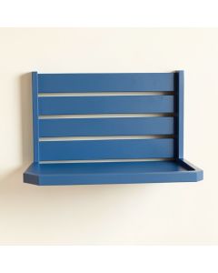 Lake Dale Wall-Mounted Entryway Organizer Shelf - Blue (synthetic illustration; no displayed measurements)