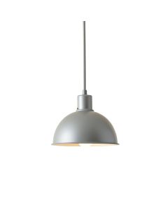 Rowan Dale Pendant Light Suspended From One Plain Cable - Gray
