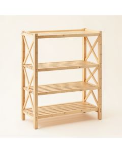 Willow Brook Empty Seed-Starting Shelving Unit Without Lights - Beige (synthetic illustration; no displayed measurements)