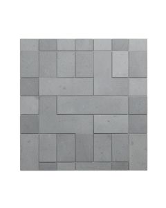Skybridge Brick-Joint 2 '' X 4 '' Mosaic Tile In Gray (synthetic illustration; no displayed measurements)