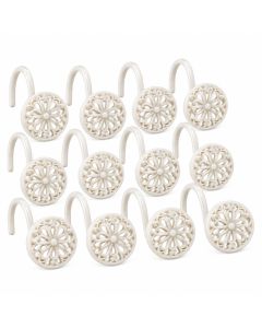 Filigree Shower Curtain Hooks