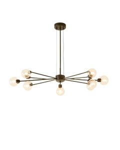 Leib 21-Light Sputnik Modern Linear Chandelier