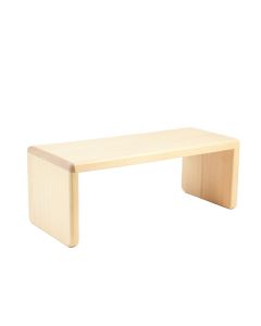 River Bend Indoor Bench - Ivory (synthetic illustration; no displayed measurements)