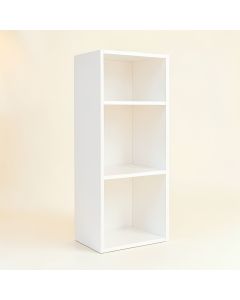 Olive Crossing Narrow Cubby Tower - White (synthetic illustration; no displayed measurements)
