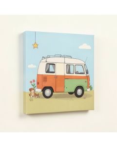 Culbreth Sleepy Camper Scene By Bianca Pozzi (synthetic illustration; no displayed measurements)