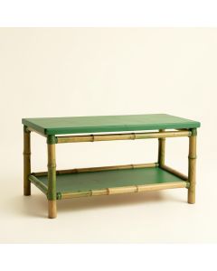 Brook Brook Indoor Bench - Green (synthetic illustration; no displayed measurements)