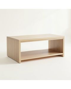 Clay Crest Coffee Table - Beige (synthetic illustration; no displayed measurements)