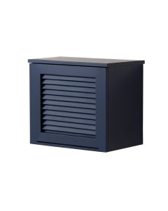 Ridge Dale Wall-Mounted Entry Cabinet - Navy (synthetic illustration; no displayed measurements)