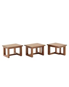 Palermo 3 Piece Coffee Table Set