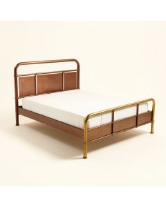 Trace Twin Metal Platform Bed (synthetic illustration; no displayed measurements)