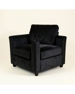 61 '' Velvet Tuxedo Arm Loveseat (synthetic illustration; no displayed measurements)