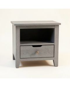 Vale Arc Nightstand - Gray (synthetic illustration; no displayed measurements)