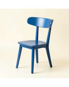 Slate Arc Dining Chair - Blue (synthetic illustration; no displayed measurements)