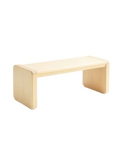Reed Canyon Indoor Bench - Ivory (synthetic illustration; no displayed measurements)