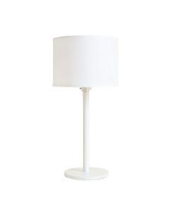 Laurel Bluff Floor Lamp With A Plain Fabric Shade - White (synthetic illustration; no displayed measurements)