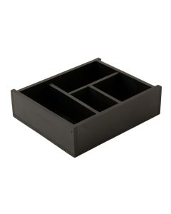 Flint Bluff Empty Pantry Drawer Organizer Insert - Black