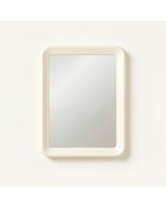 Oak Bridge Framed Wall Mirror - Ivory (synthetic illustration; no displayed measurements)