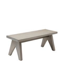 Cliff Branch Indoor Bench - Gray (synthetic illustration; no displayed measurements)