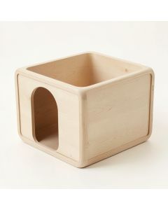 Laurel Bluff Empty Furniture-Style Litter Enclosure - Beige (synthetic illustration; no displayed measurements)