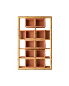 Reed Bluff Empty Vertical Garden Frame - Terracotta
