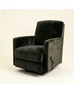 Standley 29.3 '' Wide Velvet Manual Swivel Standard Recliner (synthetic illustration; no displayed measurements)