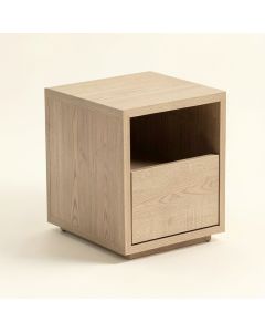 Alluna End Table With Storage (synthetic illustration; no displayed measurements)