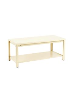 River Crossing Narrow Outdoor Storage Bench - Cream (synthetic illustration; no displayed measurements)