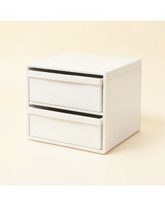 Summit Dell Small-Parts Storage Drawer Cabinet - White (synthetic illustration; no displayed measurements)