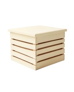 Glen Crossing Closed Outdoor Storage Box - Cream