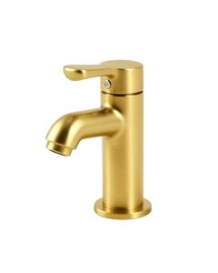 Commercial Single Hole Bathroom Faucet With Drain Assembly